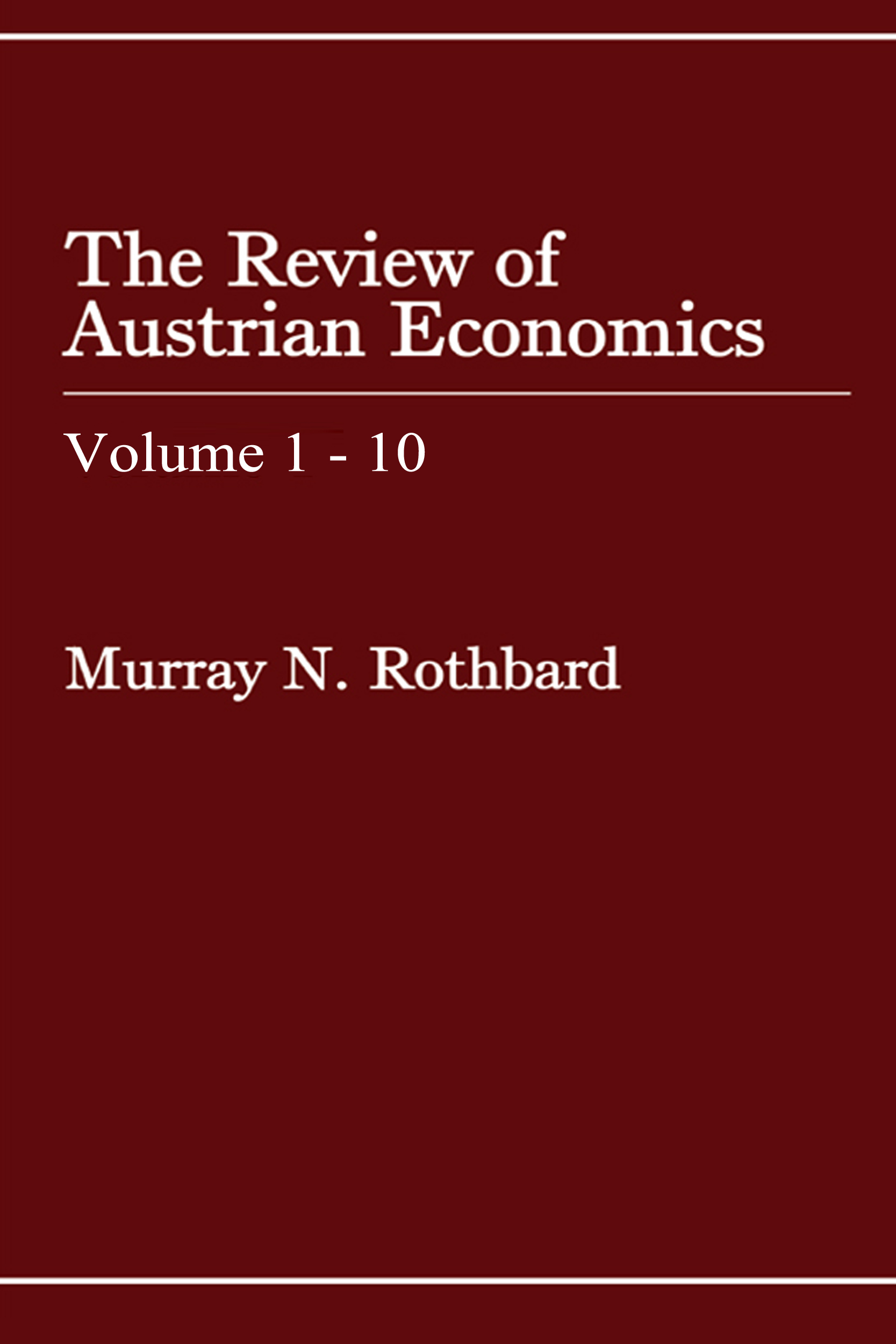 Review of Austrian Economics