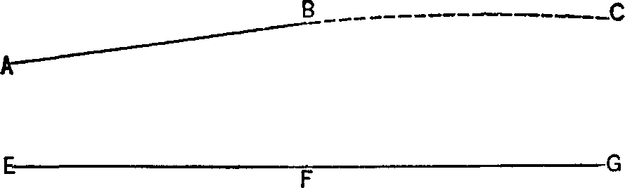 The Actual Conduct of a very Reasonable Man.—The real fact in the case of a reasonable man is represented by the following figure:—