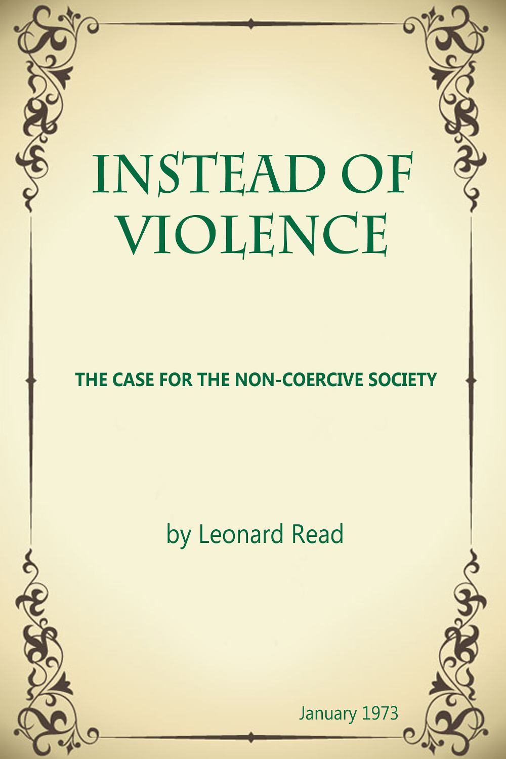 Instead of Violence
