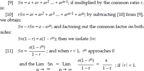 The sum of the sequence: