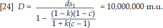 And since |r| <1, we apply formulas [11] and [12].