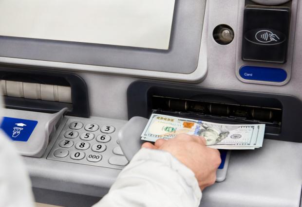 atm withdrawal of money on demand