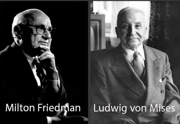 Friedman and Mises