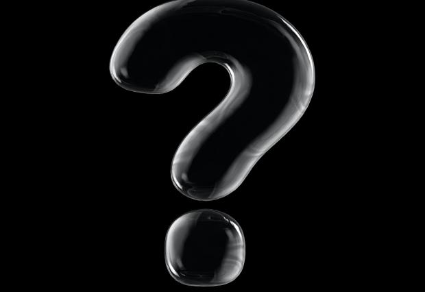 Photo of a question mark