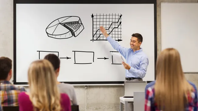 Economics classroom