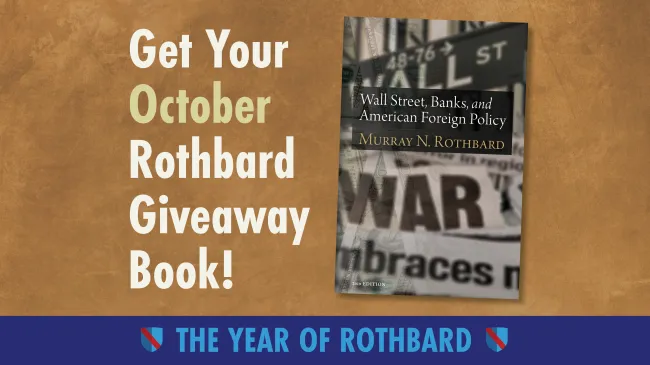 October Rothbard Giveaway Offer