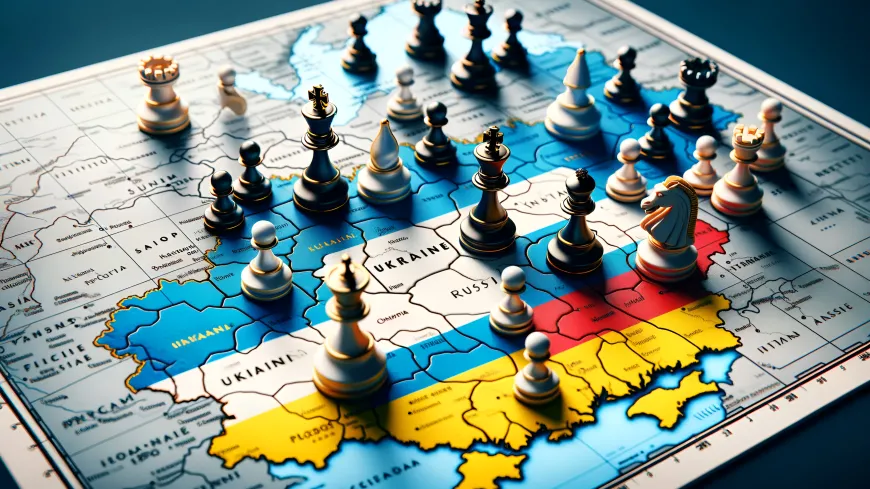 Ukraine Russia chessboard