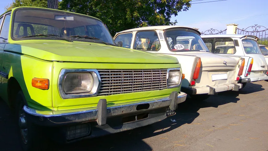 Vintage Wartburg in Eisenach, East Germany