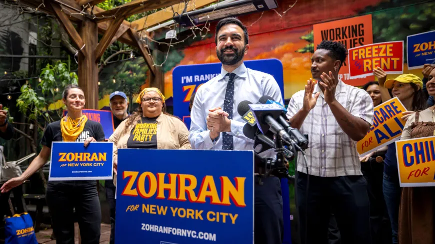  Zorhan Mamdani accepts the New York Working Families Party's endorsement
