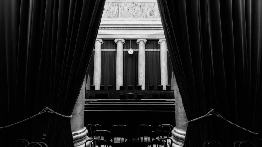 The interior of the Supreme Court