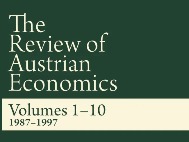 The Review of Austrian Economics