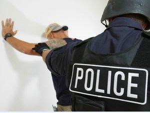 Police arrest Police arrest