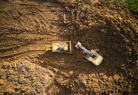 digging