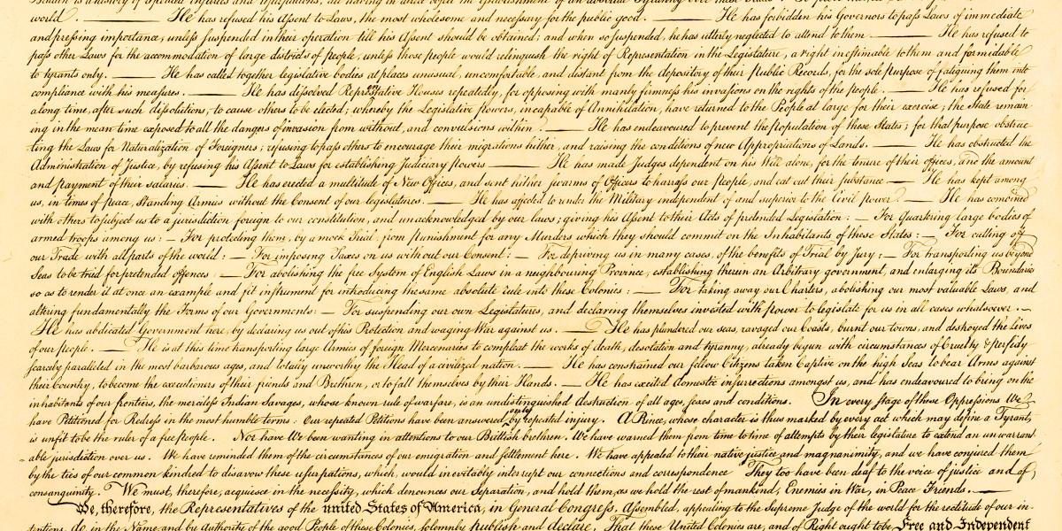 Justice Clarence Thomas, Harry Jaffa, and the Declaration of Independence