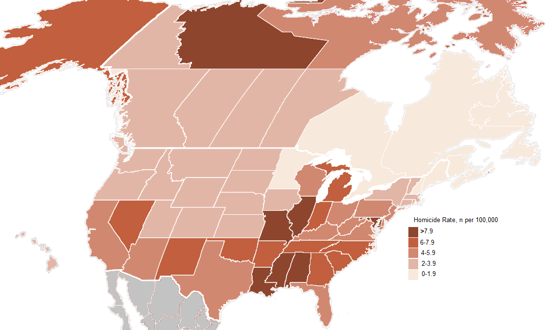 There's No Such Thing as an "American" Homicide Rate Mises Wire